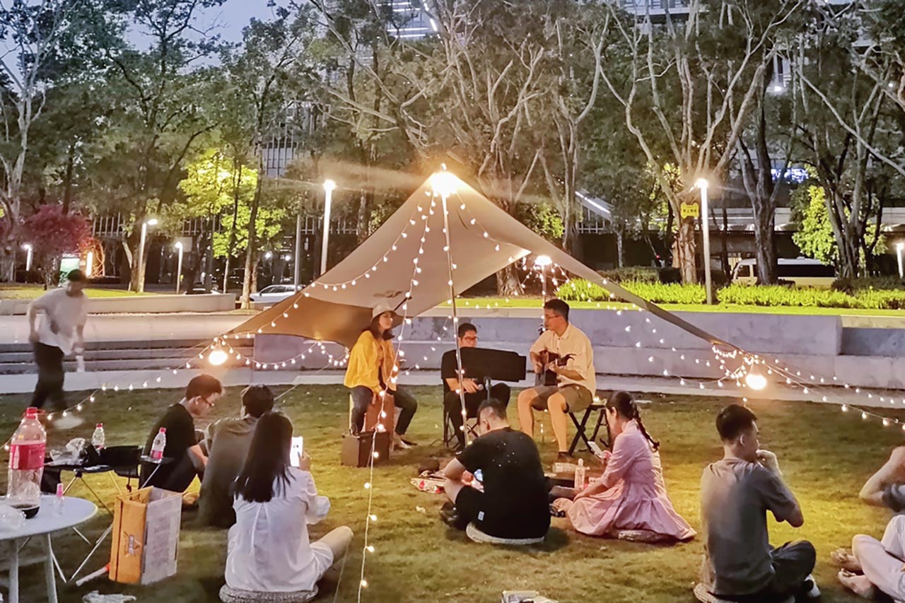 团建好去处：坪山金龟露营小镇的周末音乐主题团建